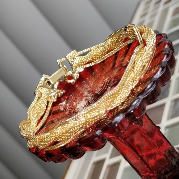 Vintage Gold bracelet-Circa 1930s - Picture 2 of 9